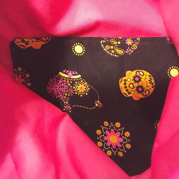 Handmade Halloween trick or treat tote bag purse - Picture 2 of 3